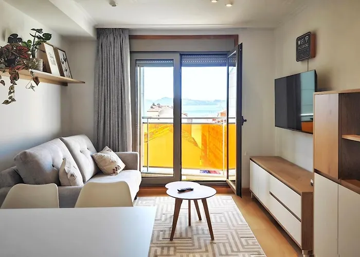 Lejlighed Desconectaengalicia Castelao, Vistas Al Mar Sanxenxo