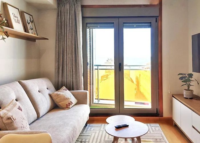 Desconectaengalicia Castelao, Vistas Al Mar Lejlighed *